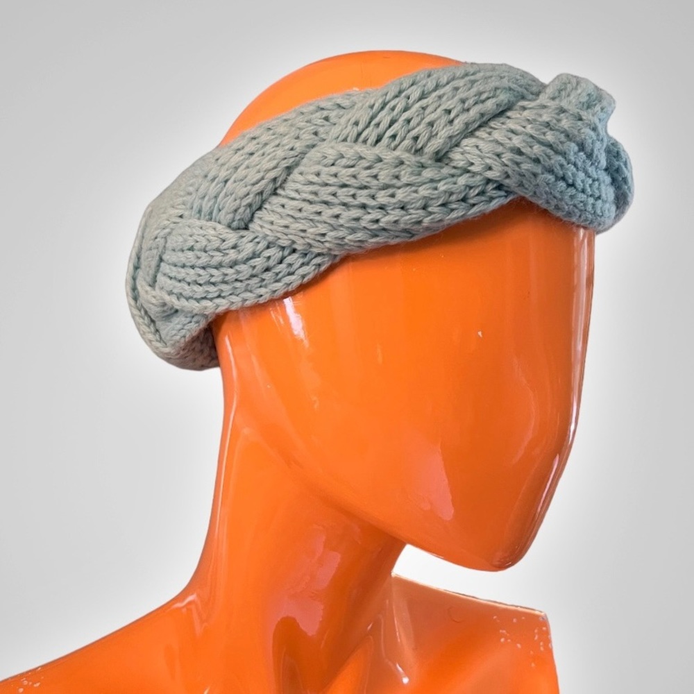 Vintage 80s Braided Knit Ski Headband